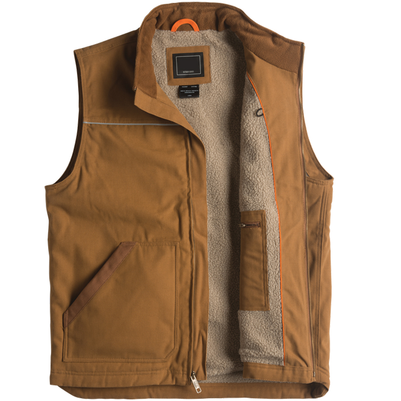 MENS Sherpa-Lined DWR Duck Work Vest (2)